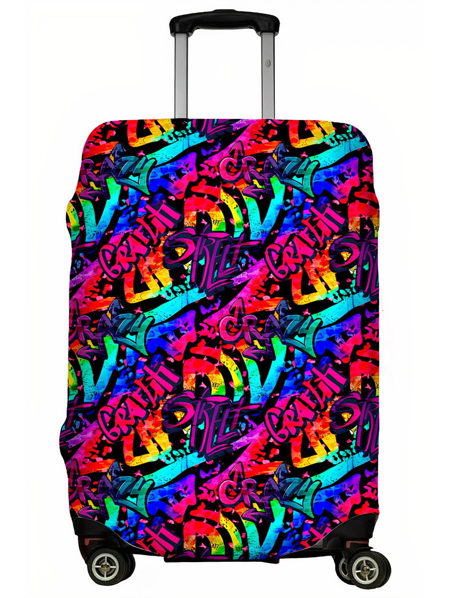 

Чехол для чемодана LeJoy LJ-CASE-430 Graffiti crazy M, LJ-CASE-430