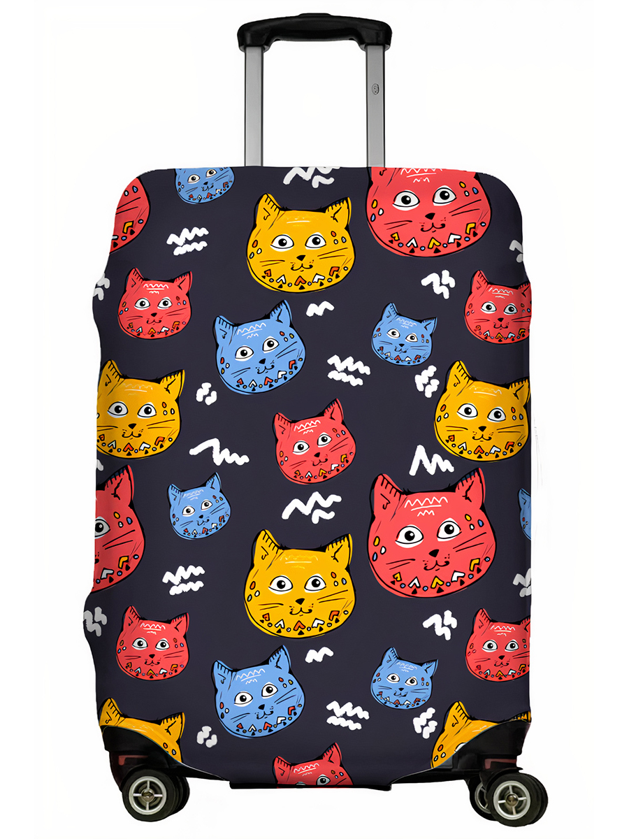 фото Чехол для чемодана lejoy lj-case-426 meow m