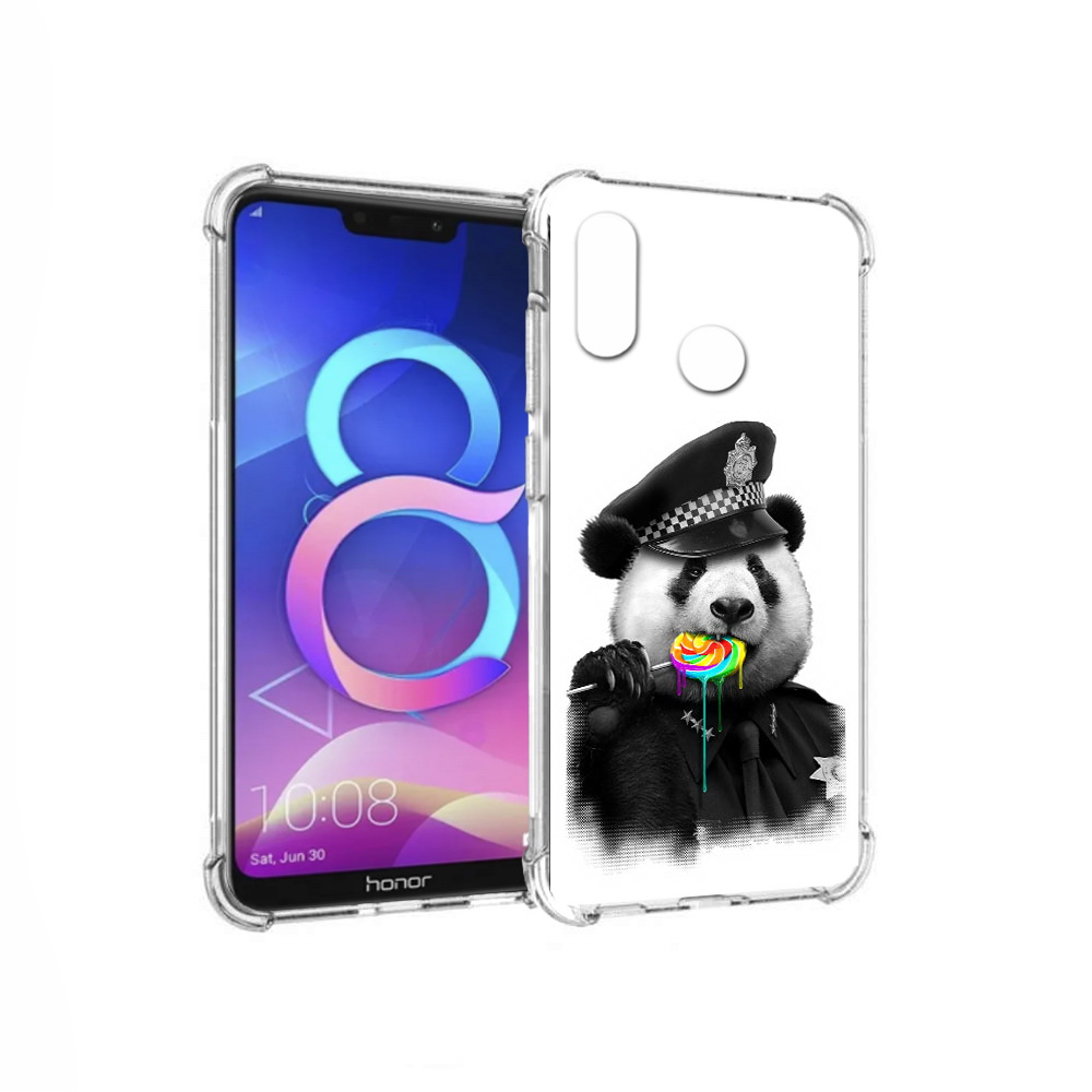 

Чехол MyPads Tocco для Honor 8C Панда полиция (PT121522.29.130), Прозрачный, Tocco