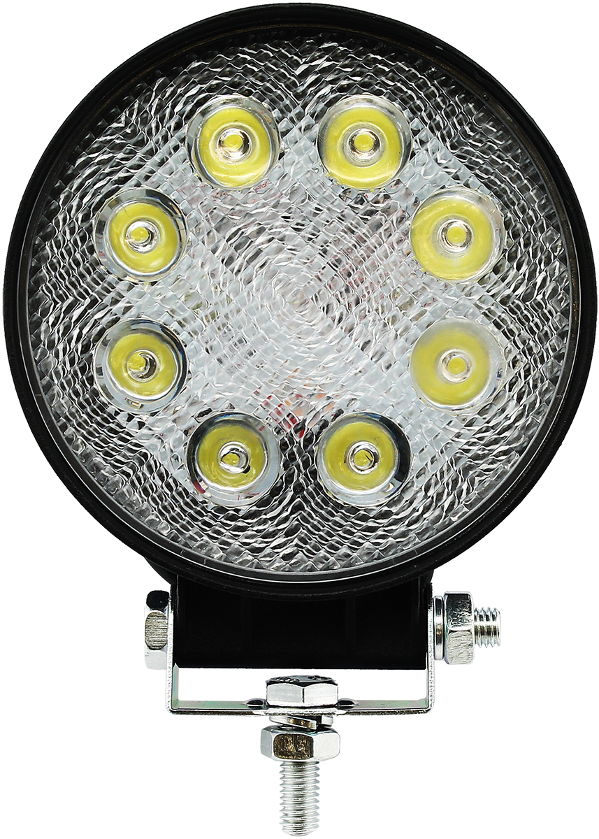 Фара светодиодная 8 LED 10-30V 24W d-110мм противотуманная ходовые огни AT AT15733