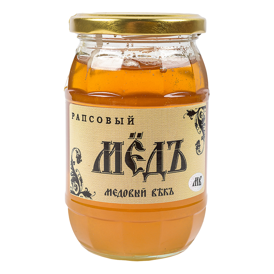 

Мед Медовый век Рапсовый натуральный 450 г