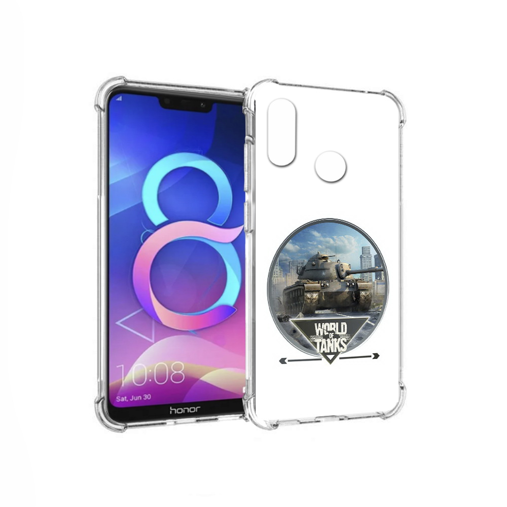

Чехол MyPads Tocco для Honor 8C Мир танков (PT121522.29.119), Прозрачный, Tocco