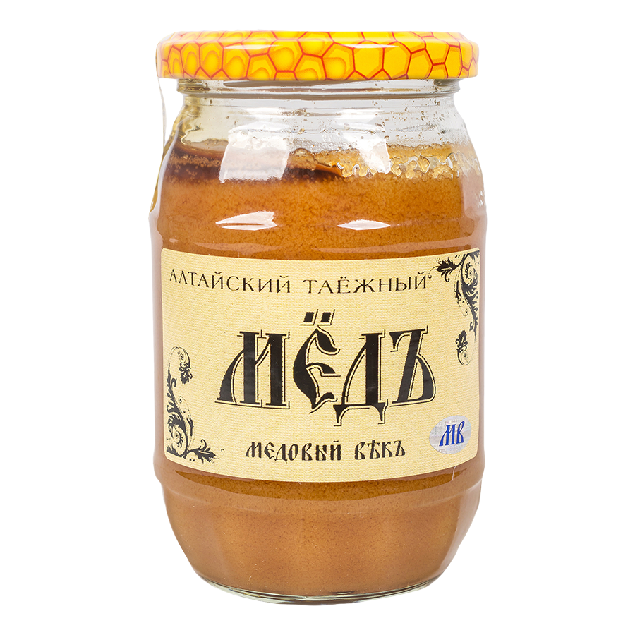 

Мед Медовый век Алтайский таежный натуральный 450