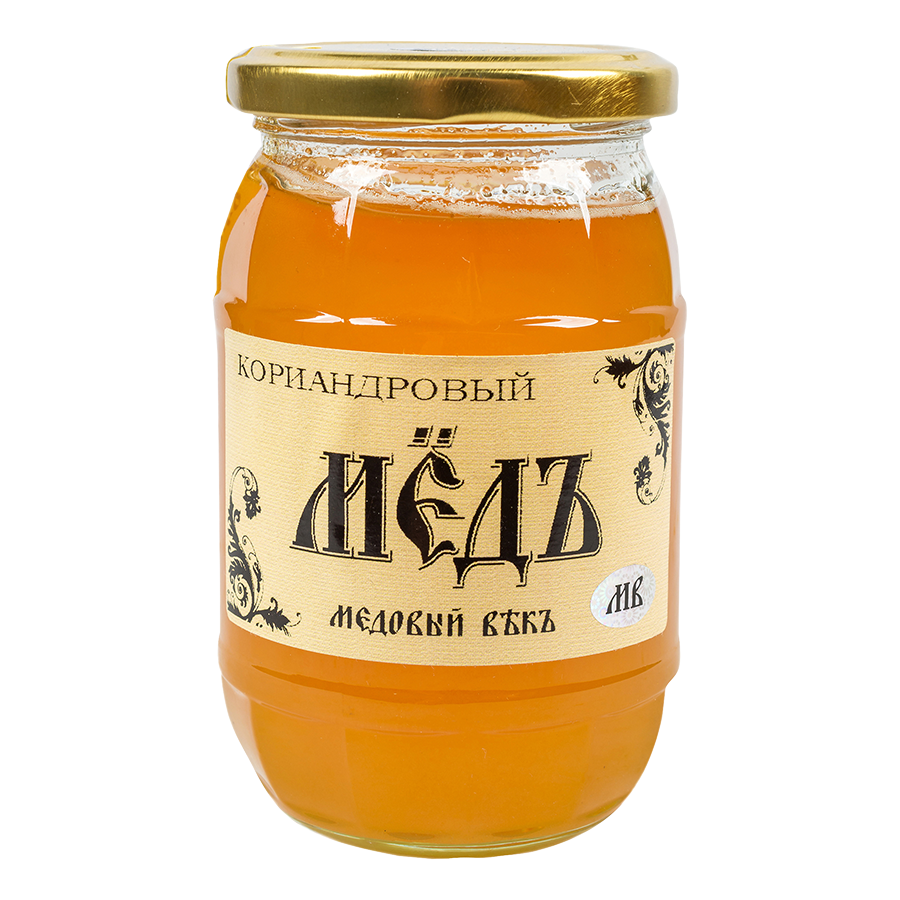 

Мед Медовый век Кориандровый натуральный 450 г