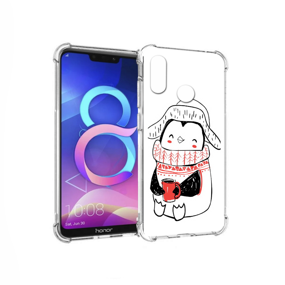 

Чехол MyPads Tocco для Honor 8C Милый пингвин (PT121522.29.115), Прозрачный, Tocco