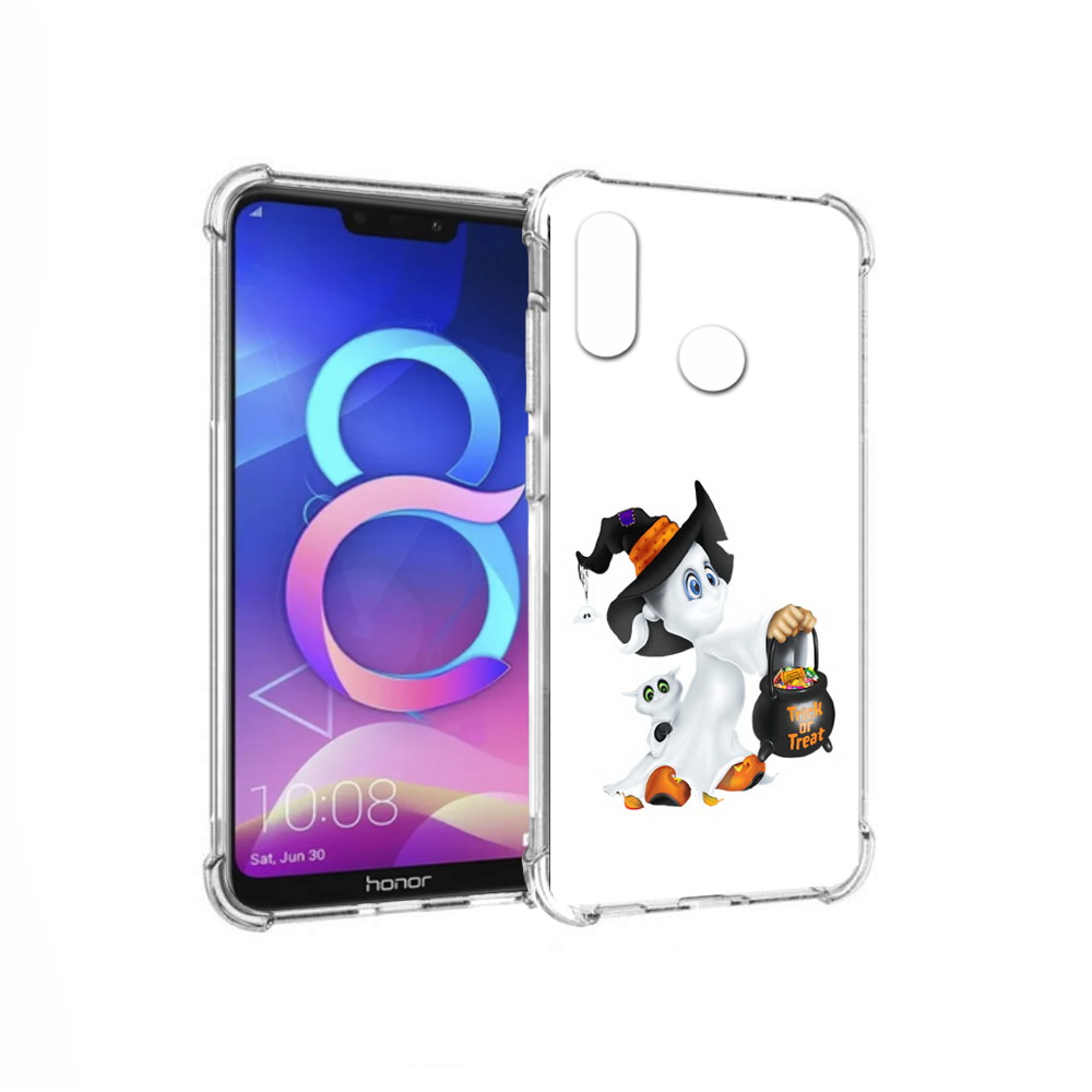 

Чехол MyPads Tocco для Honor 8C Маленький призрак (PT121522.29.113), Прозрачный, Tocco