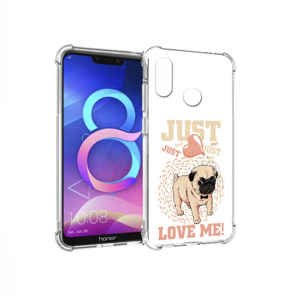 

Чехол MyPads Tocco для Honor 8C Люби меня (PT121522.29.109), Прозрачный, Tocco