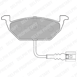 

Тормозные колодки DELPHI LP1514