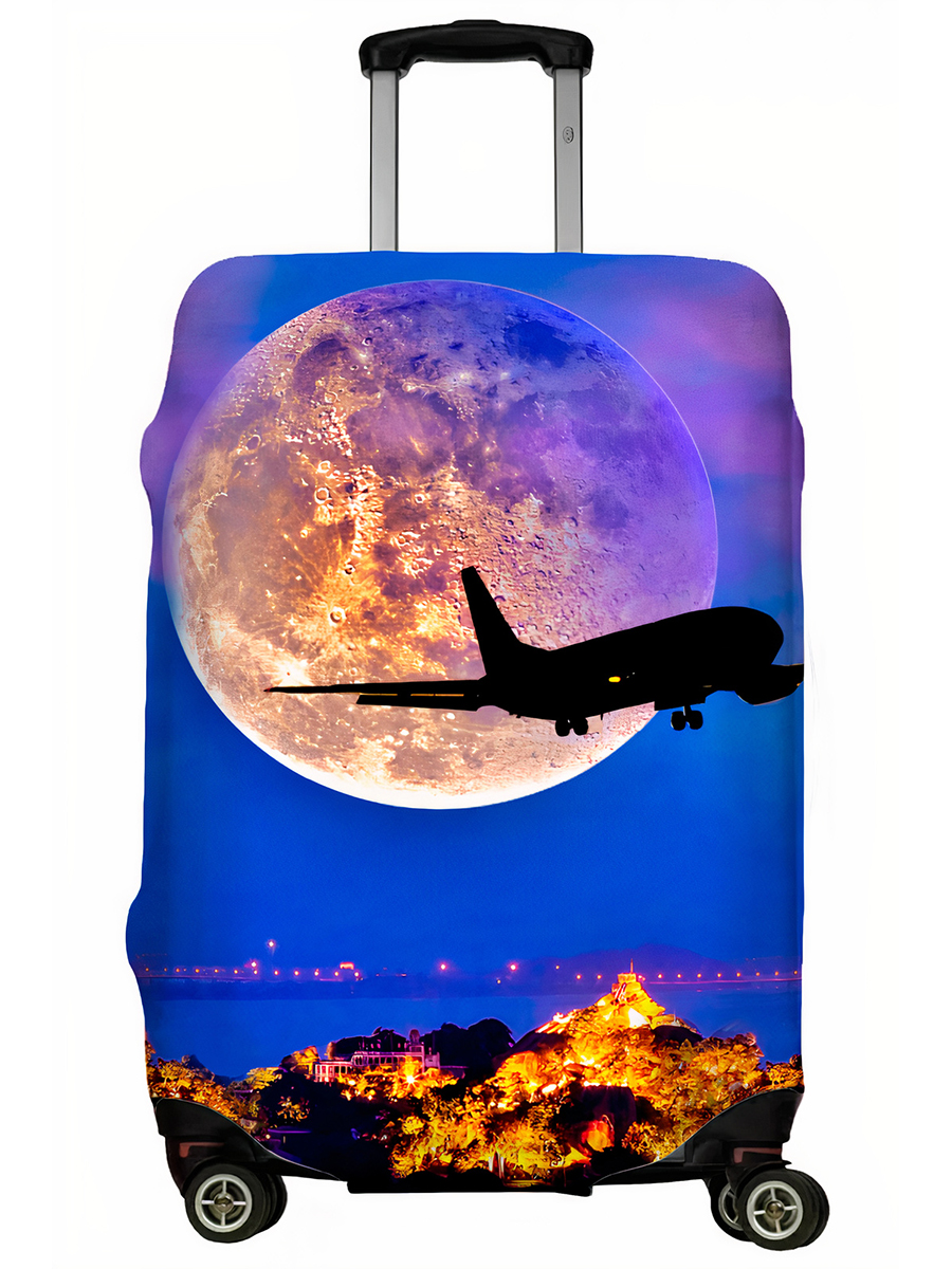 фото Чехол для чемодана lejoy lj-case-425 ночной полет s