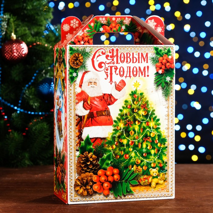 

Коробка подарочная складная "Санта Супер Стар" 18,5 х 10 х 30,5 см (5 шт), Разноцветный