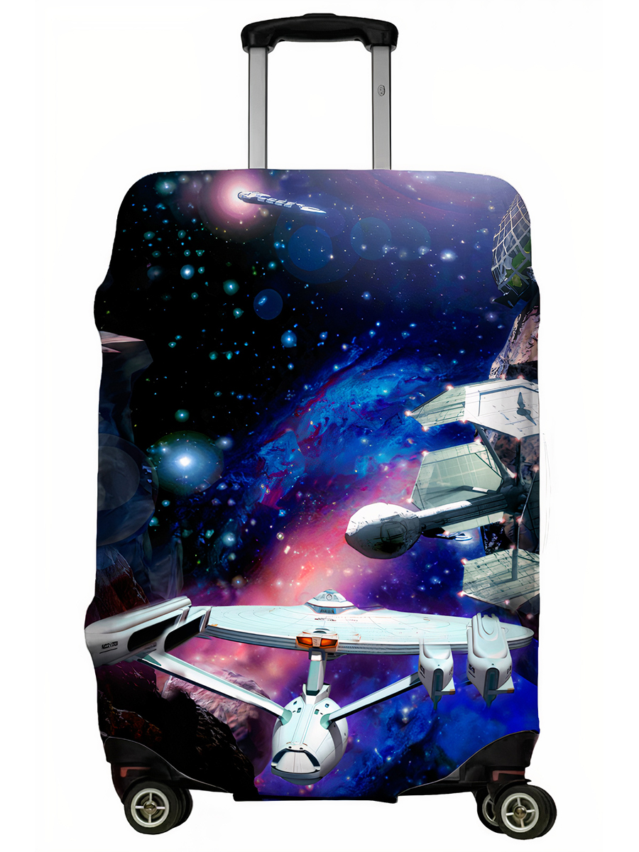 фото Чехол для чемодана lejoy lj-case-422 космическое движение s