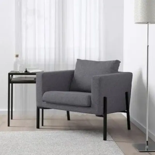 

Чехол кресла IKEA KOARP Гуннаред, классический серый, Гуннаред