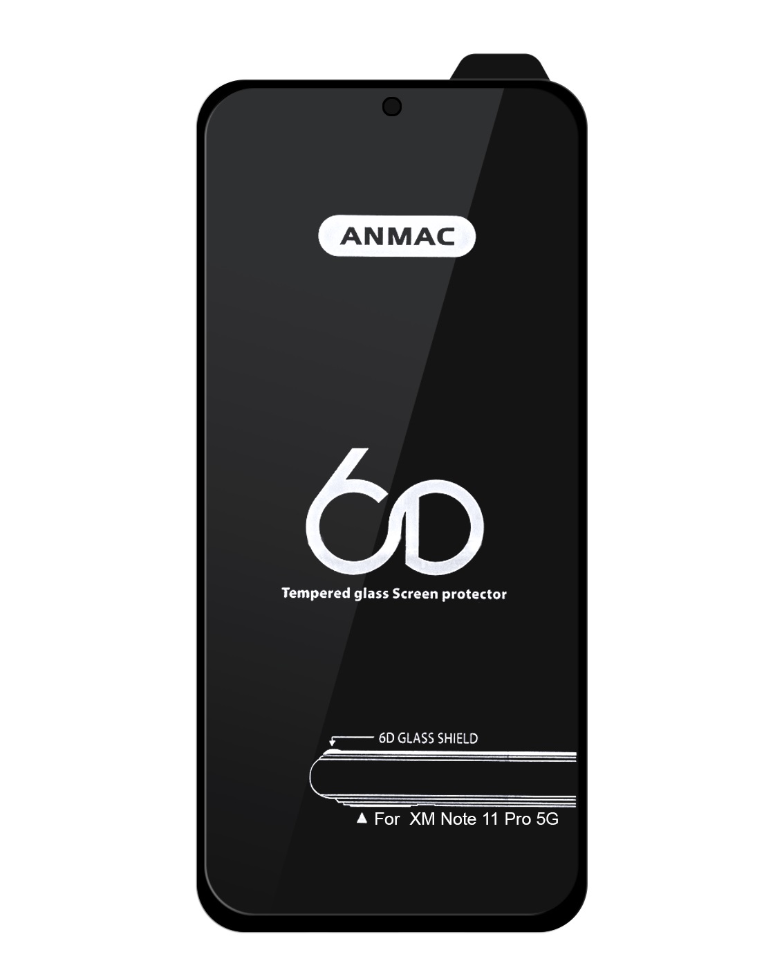

Защитное стекло Anmac для Xiaomi Note 11 Pro 6D Black (IS790867)