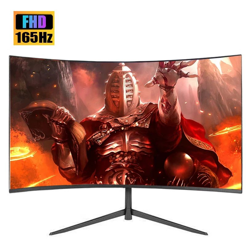 

24" Монитор FYHXele изогнутый, 19201080 Full HD VA, Черный, 500018