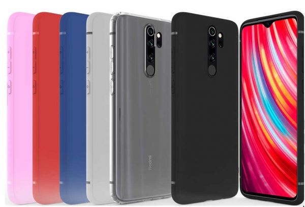 

Накладка силикон Clear Case для Xiaomi Redmi Note 8 Pro Прозрачный красный, Накладка Xiaomi Redmi Note 8 Pro