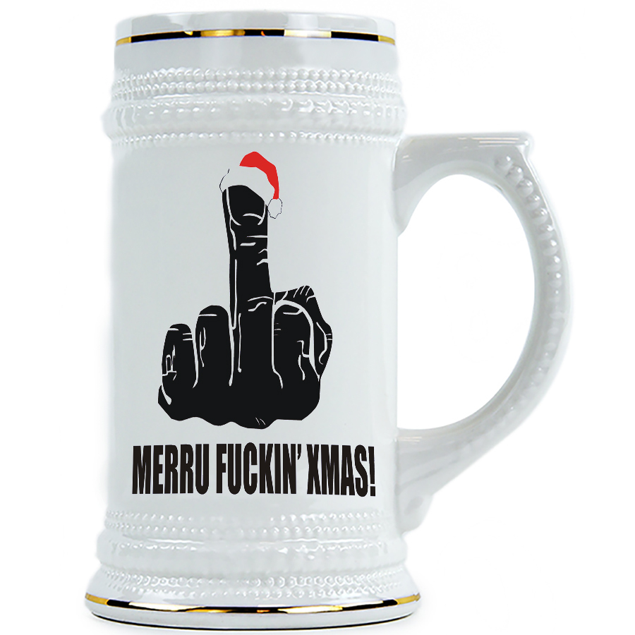 фото Пивная кружка drabs merru fuckinxmas , возьми, казел