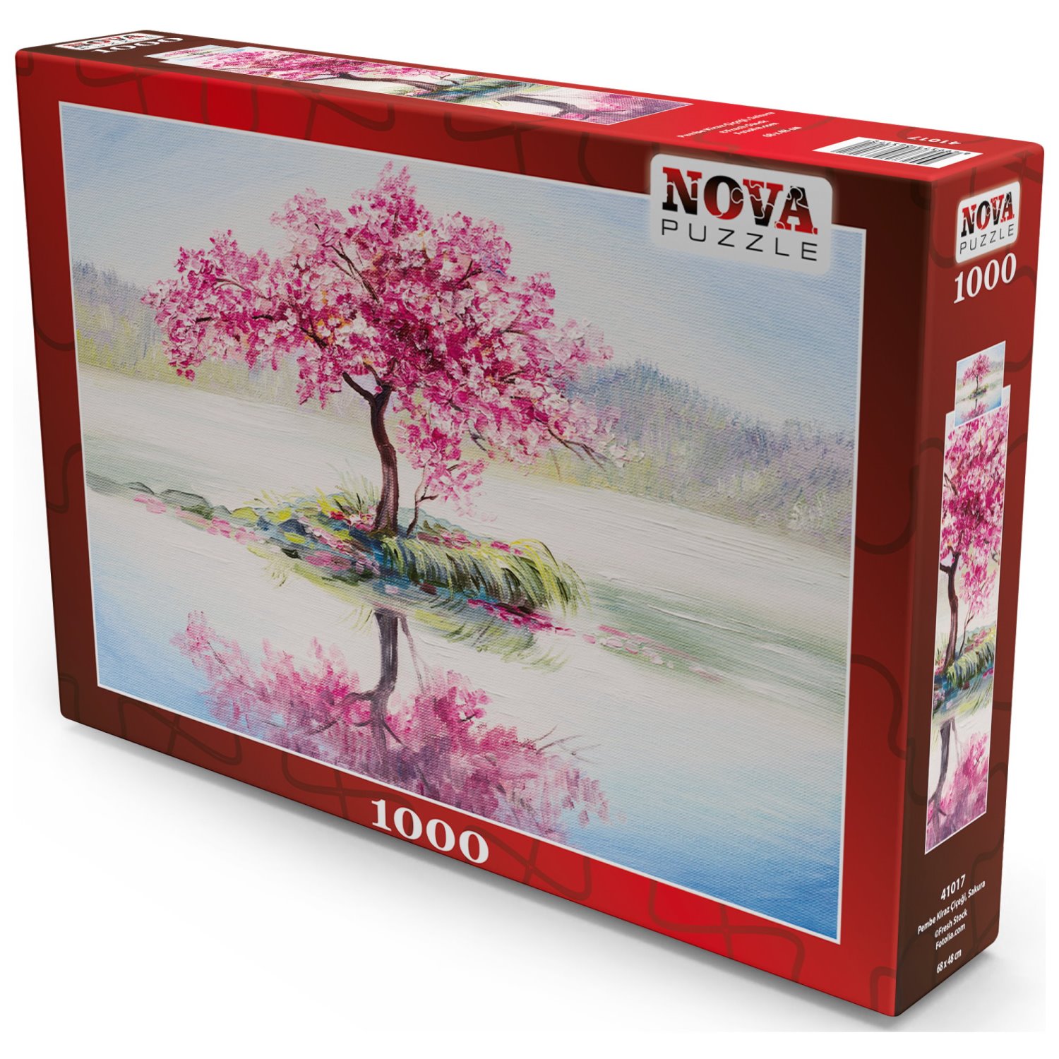 

Пазл Nova Puzzle 1000 дет Розовый вишневый цвет, Сакура, NVпейзажи