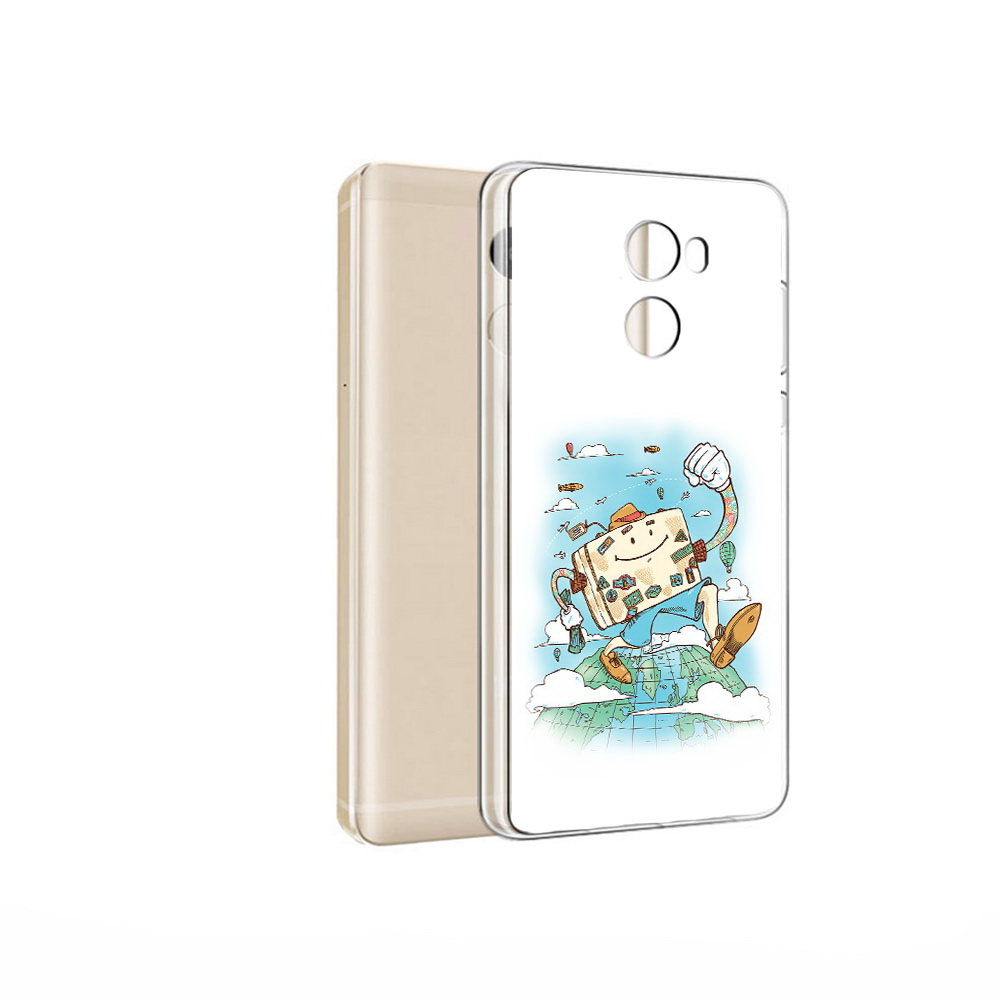 

Чехол MyPads Tocco для Xiaomi Redmi 4 Pro Счастливый чемодан (PT47305.303.166), Прозрачный, Tocco