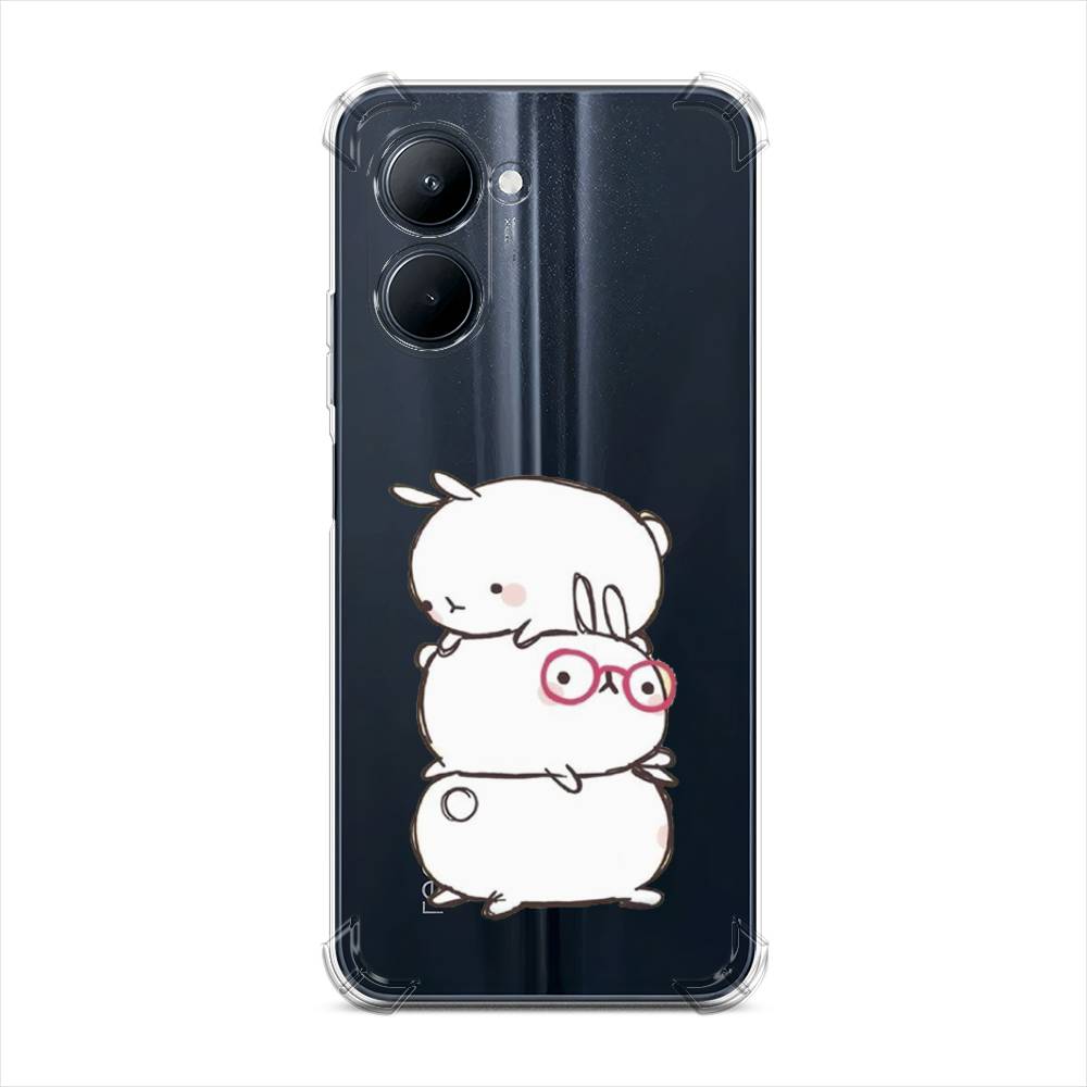 

Чехол Awog на Realme Realme C33 "Бутерброд", Розовый, 2511351-1