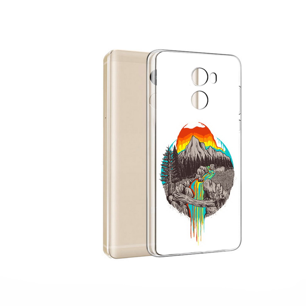 

Чехол MyPads Tocco для Xiaomi Redmi 4 Pro Радужный водопад (PT47305.303.144), Прозрачный, Tocco