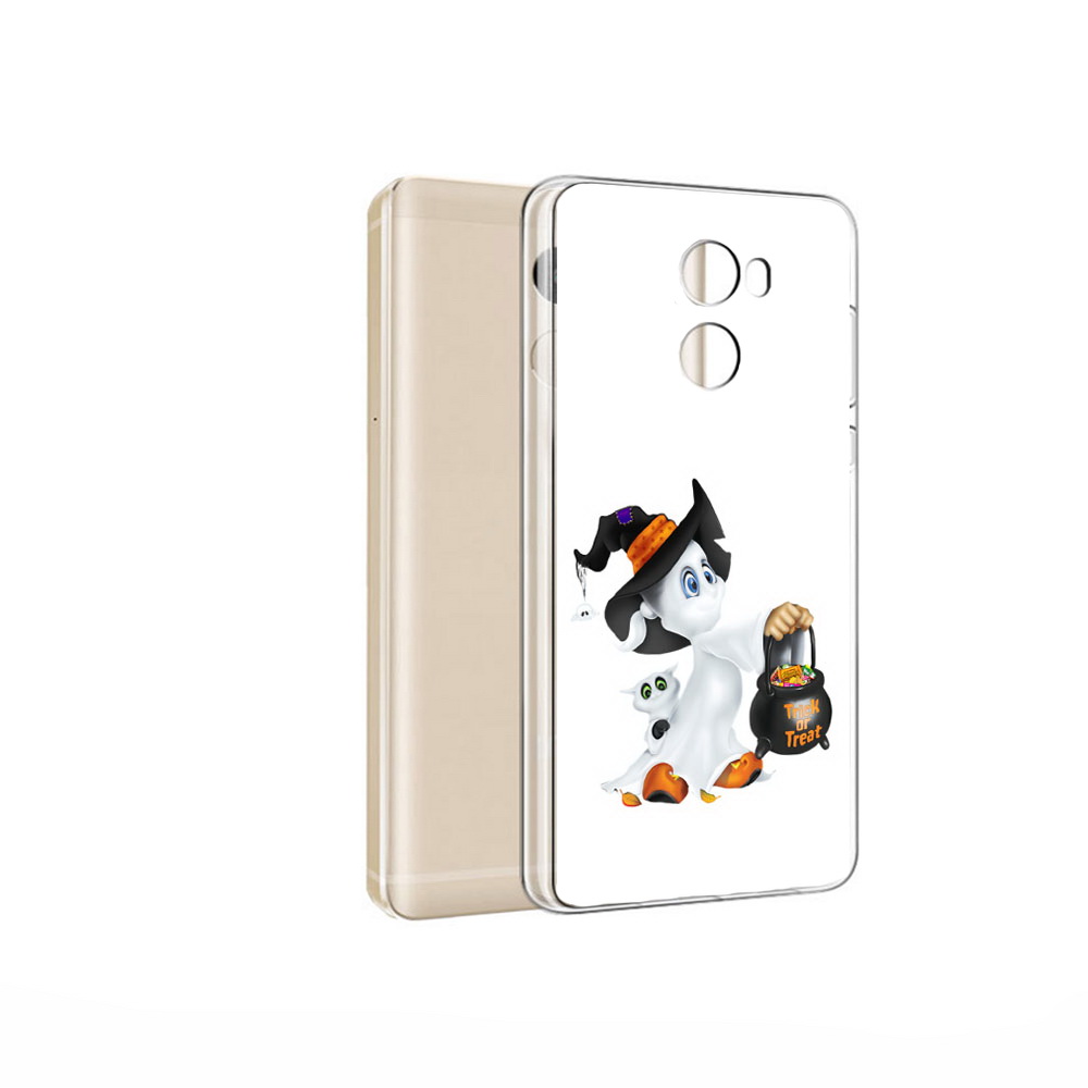

Чехол MyPads Tocco для Xiaomi Redmi 4 Pro Маленький призрак (PT47305.303.113), Прозрачный, Tocco
