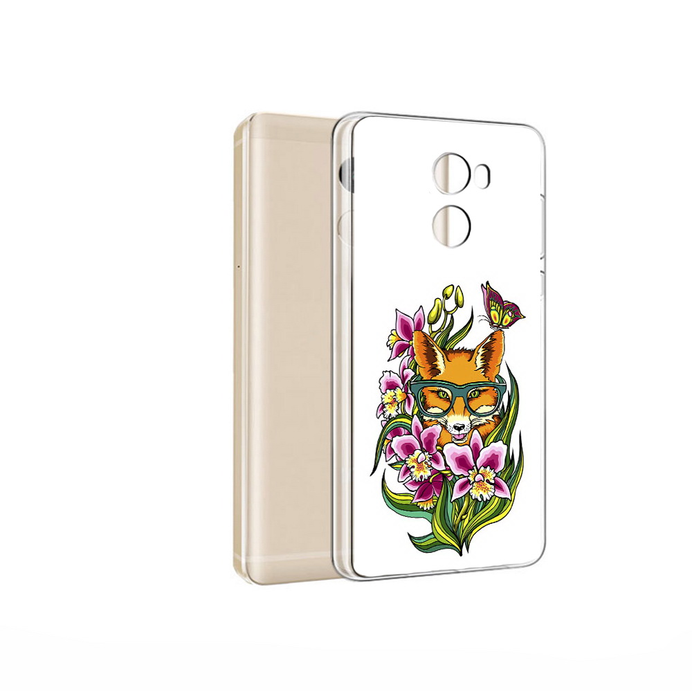 

Чехол MyPads Tocco для Xiaomi Redmi 4 Pro Лиса в цветах (PT47305.303.108), Прозрачный, Tocco
