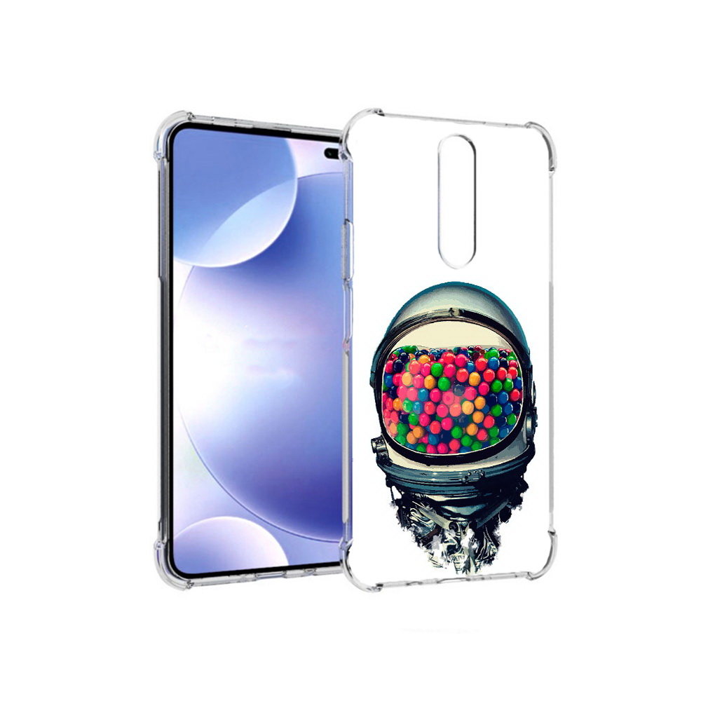 

Чехол MyPads Tocco для Xiaomi Redmi k30 шлем космонавта (PT226950.302.700), Прозрачный, Tocco