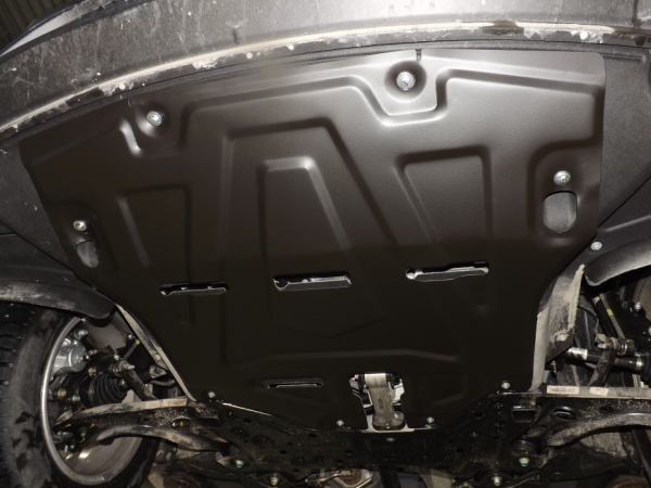 Защита картера и КПП сталь 2 мм для Kia Sportage (2016-2022) / Hyundai Tucson (2015-2021)