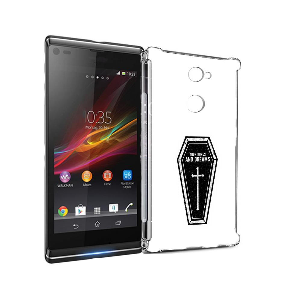 

Чехол MyPads Tocco для Sony Xperia L2 гроб с мечтами (PT99662.233.299), Прозрачный, Tocco