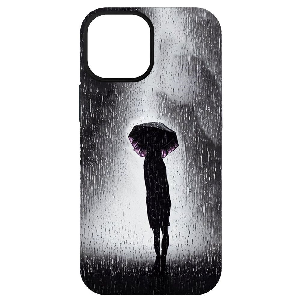 

Чехол-накладка Софт Ночная крипота для iPhone 13 mini, Черный