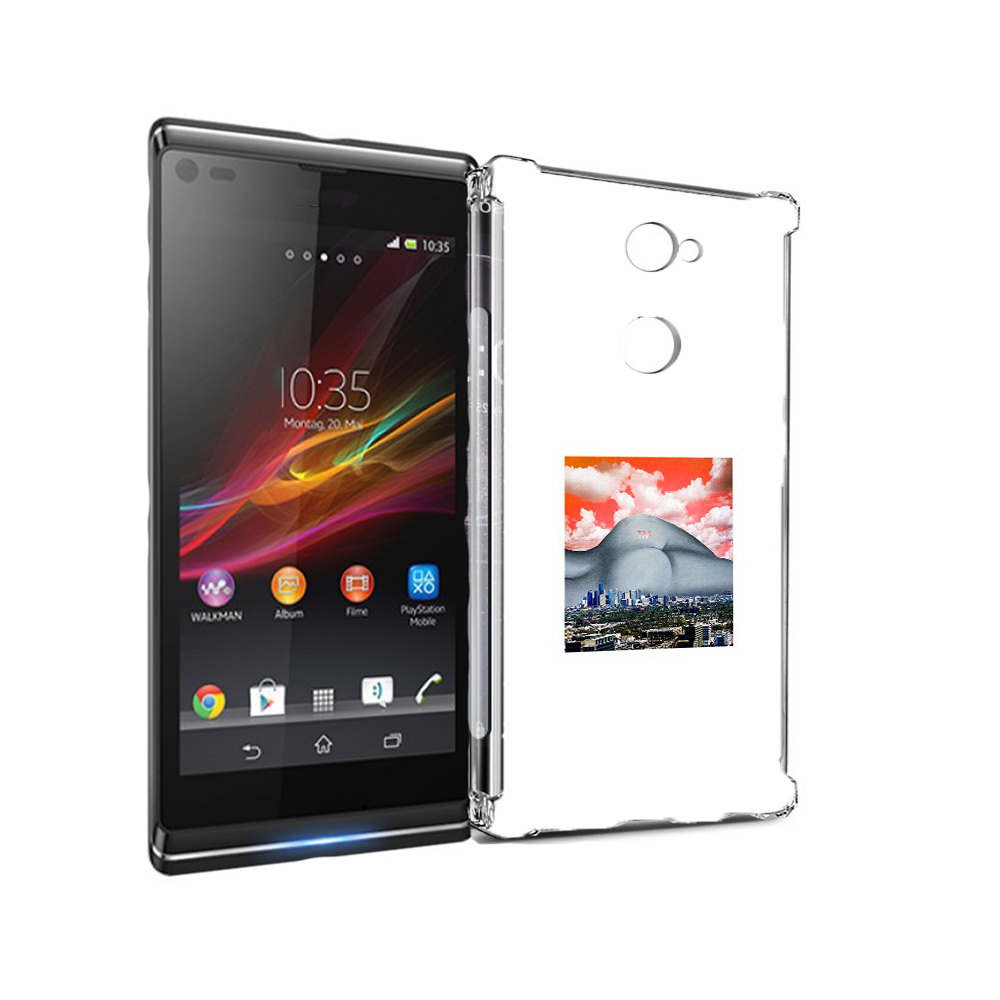 

Чехол MyPads Tocco для Sony Xperia L2 город с девушкой на фоне (PT99662.233.297), Прозрачный, Tocco