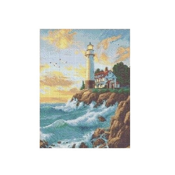 

Рисунок на ткани Маяк