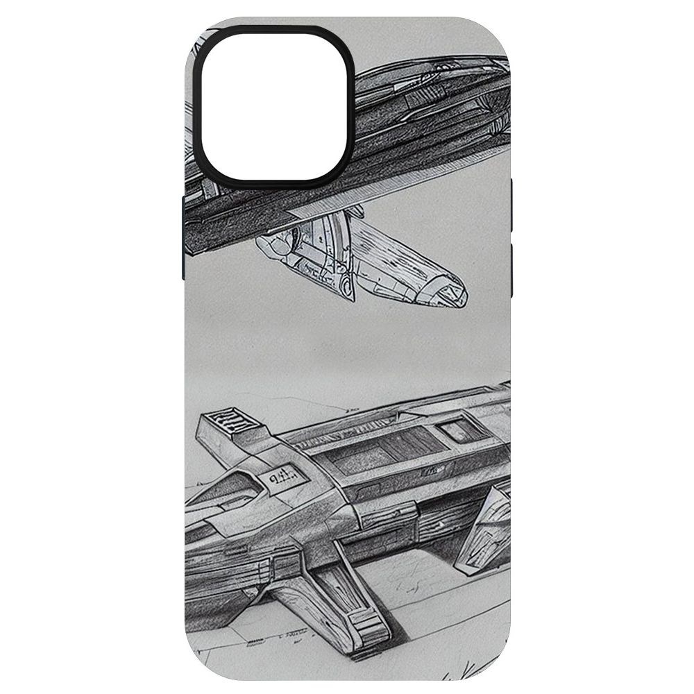 

Чехол-накладка Софт Набросок для iPhone 13 mini