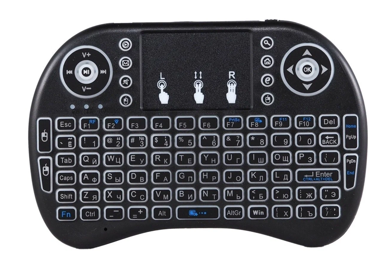 Wireless touch keyboard