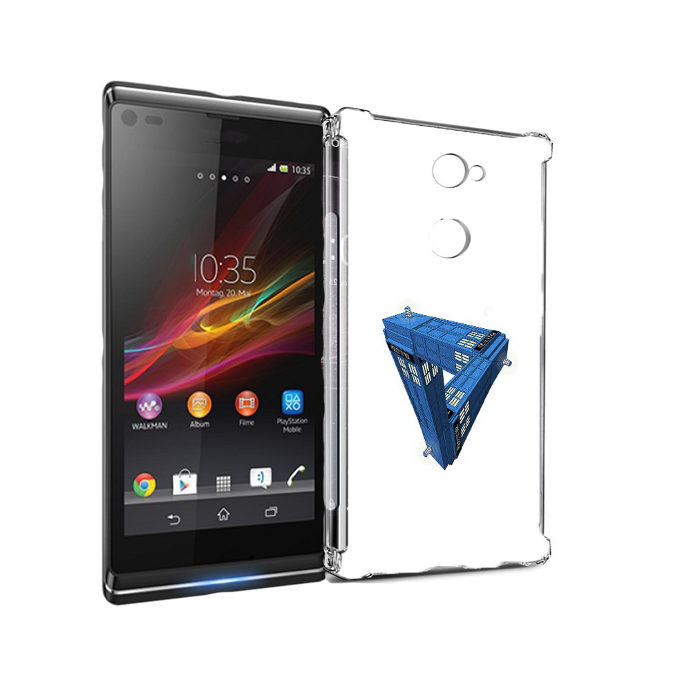 

Чехол MyPads Tocco для Sony Xperia L2 головолока абстракция (PT99662.233.291), Прозрачный, Tocco