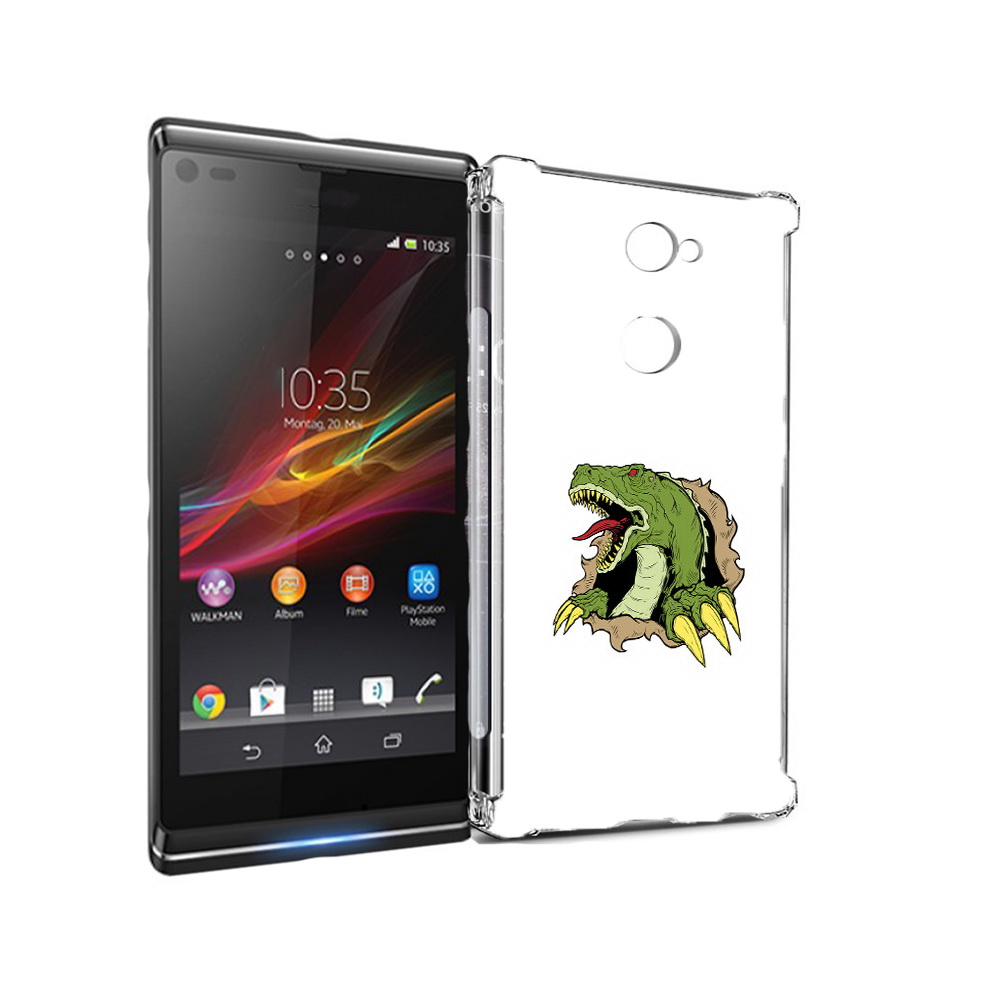 

Чехол MyPads Tocco для Sony Xperia L2 годзила (PT99662.233.290), Прозрачный, Tocco