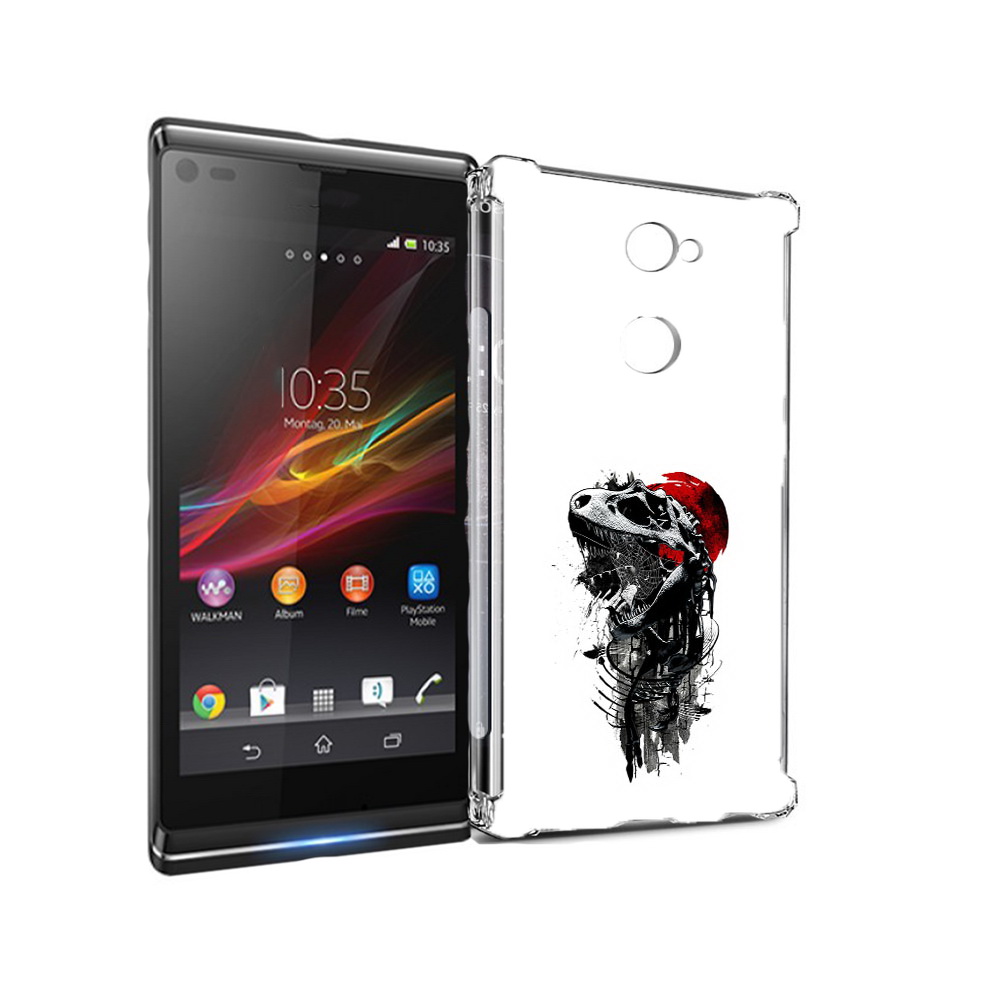 

Чехол MyPads Tocco для Sony Xperia L2 вымерший динозавр (PT99662.233.284), Прозрачный, Tocco