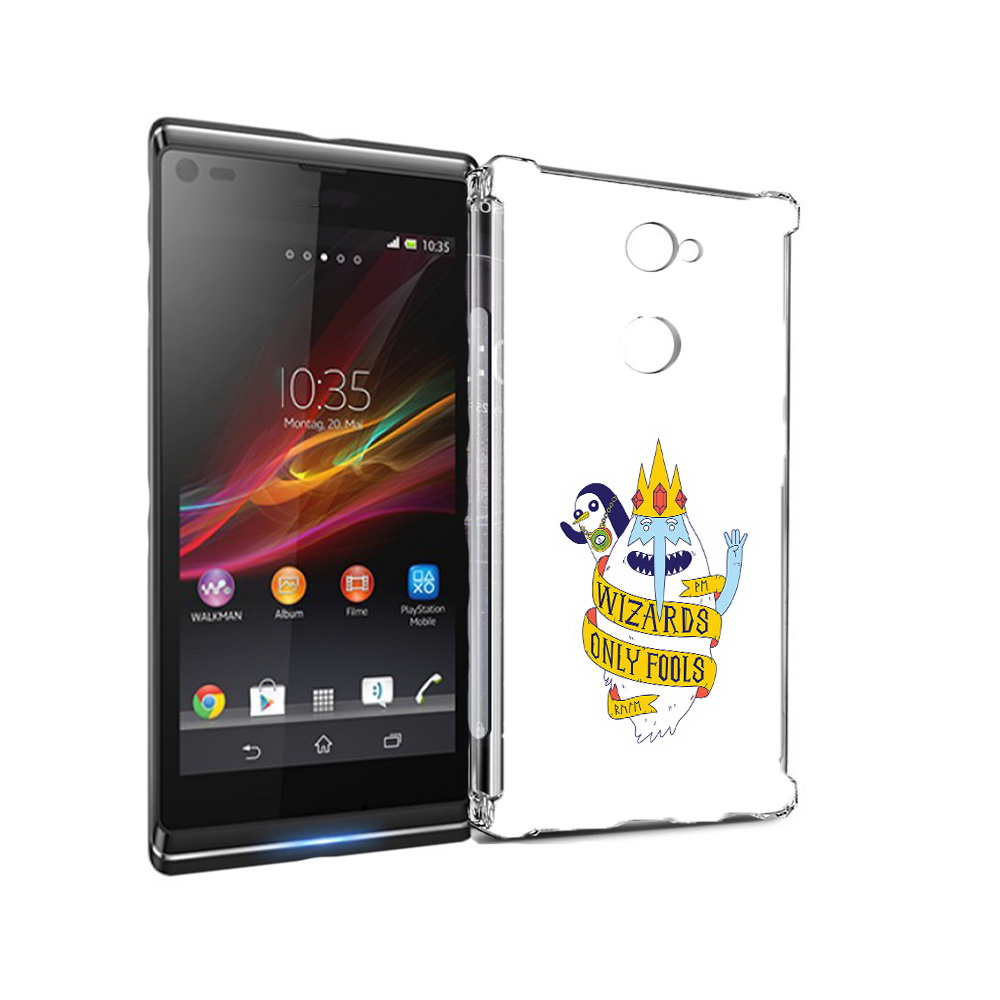 Чехол MyPads Tocco для Sony Xperia L2 время приключений снежный король (PT99662.233.278)