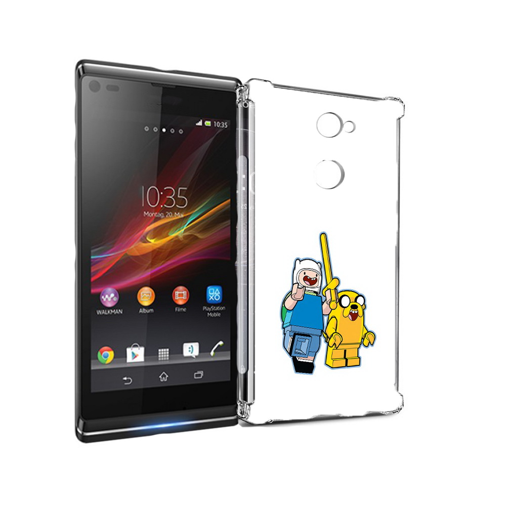 

Чехол MyPads Tocco для Sony Xperia L2 время приключений лего (PT99662.233.274), Прозрачный, Tocco