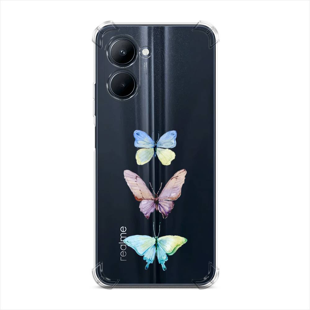 

Чехол Awog на Realme C33 "Акварельные бабочки", Фиолетовый, 2511351-1