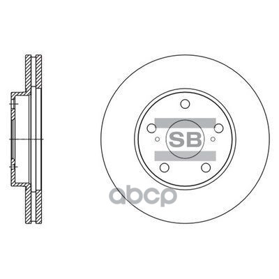 

Диск Тормозной Sangsin brake арт. SD4078