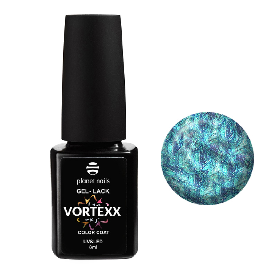 Гель-лак Planet Nails VORTEXX  654, 8 мл топ planet nails top prestige 10 мл