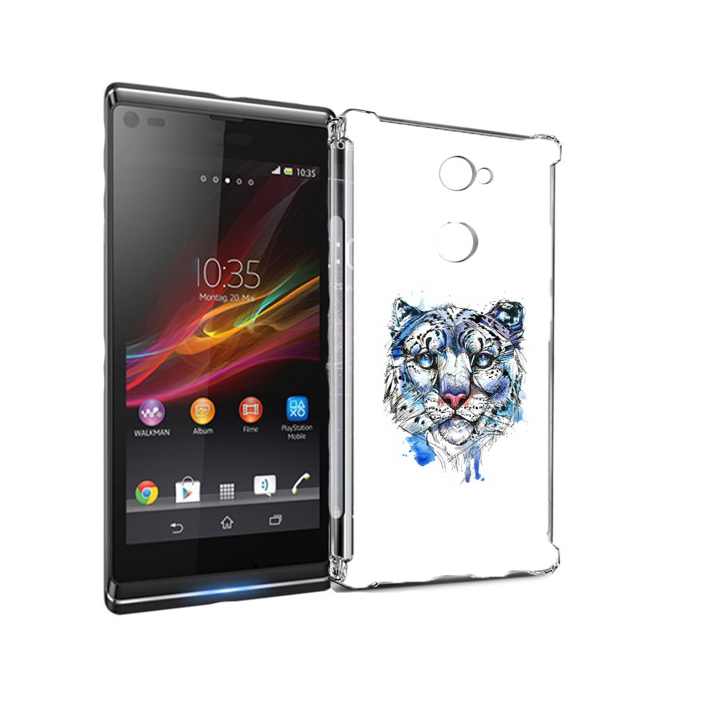 

Чехол MyPads Tocco для Sony Xperia L2 водяной тигр (PT99662.233.263), Прозрачный, Tocco