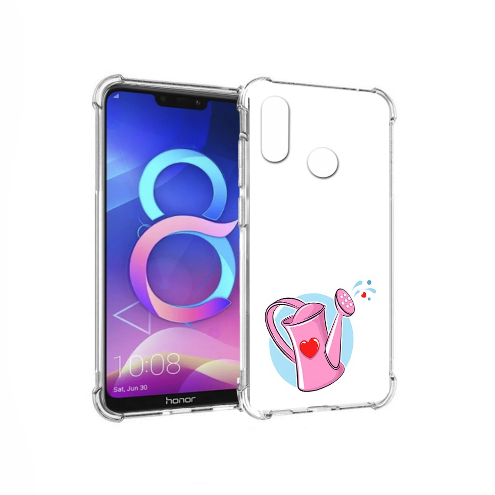 

Чехол MyPads Tocco для Honor 8C Лейка любви 14 февраля (PT121522.29.103), Прозрачный, Tocco