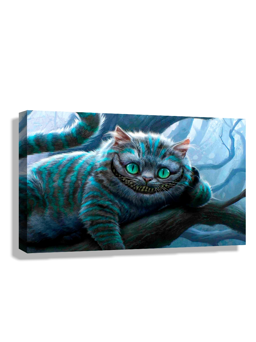 

Картина DRABS 50x30 см на холсте Чеширский кот