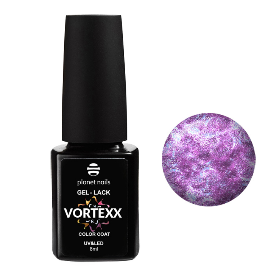 Гель-лак Planet Nails VORTEXX  653, 8 мл iva nails гель лак nude thermo