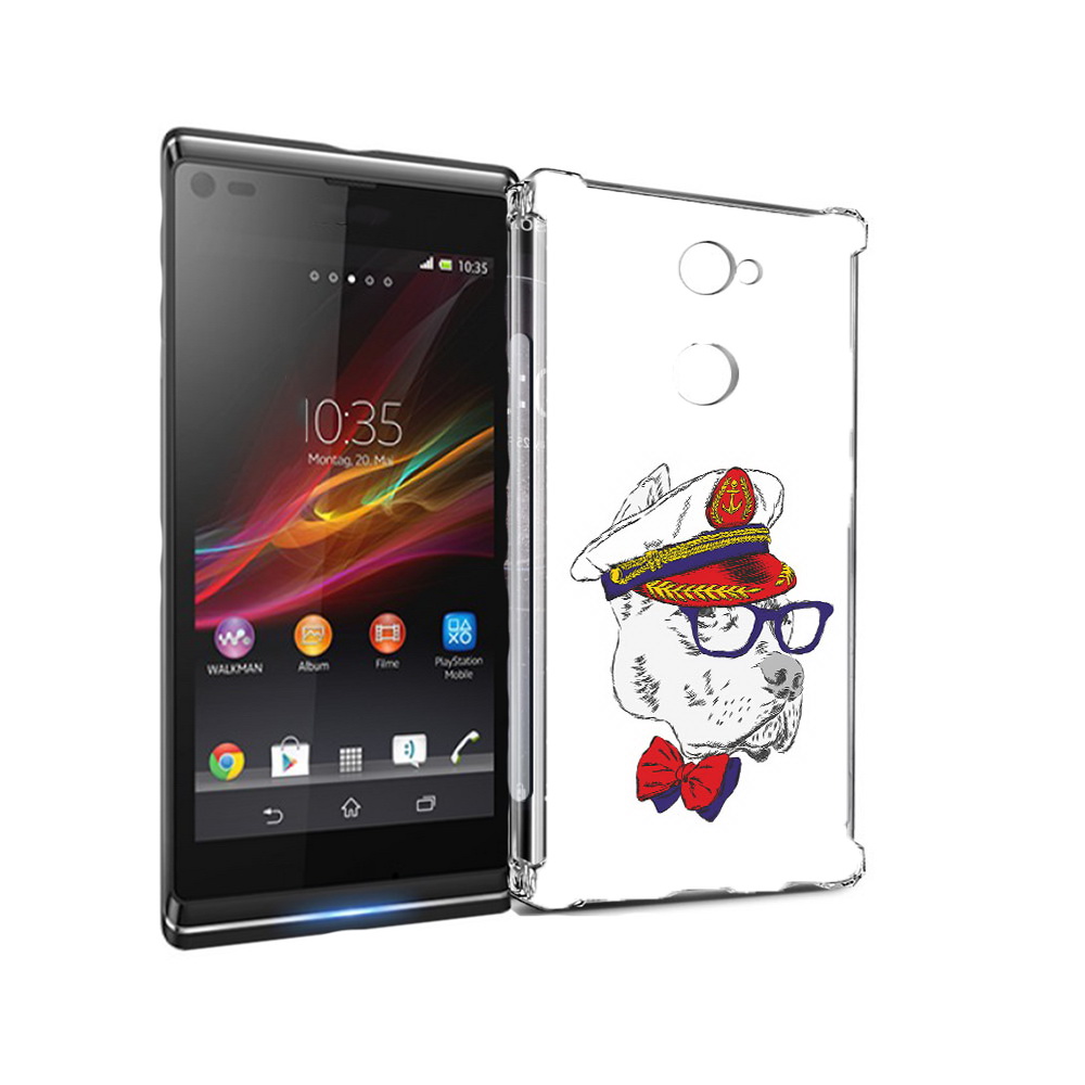 

Чехол MyPads Tocco для Sony Xperia L2 бульдог (PT99662.233.251), Прозрачный, Tocco