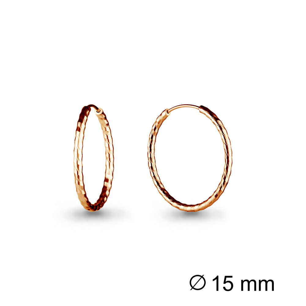 

Серьги конго из серебра Aquamarine 30912, 30912_925_з