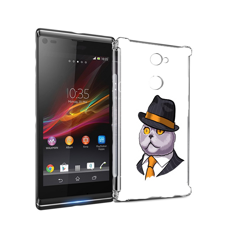 Чехол MyPads Tocco для Sony Xperia L2 британец (PT99662.233.247)