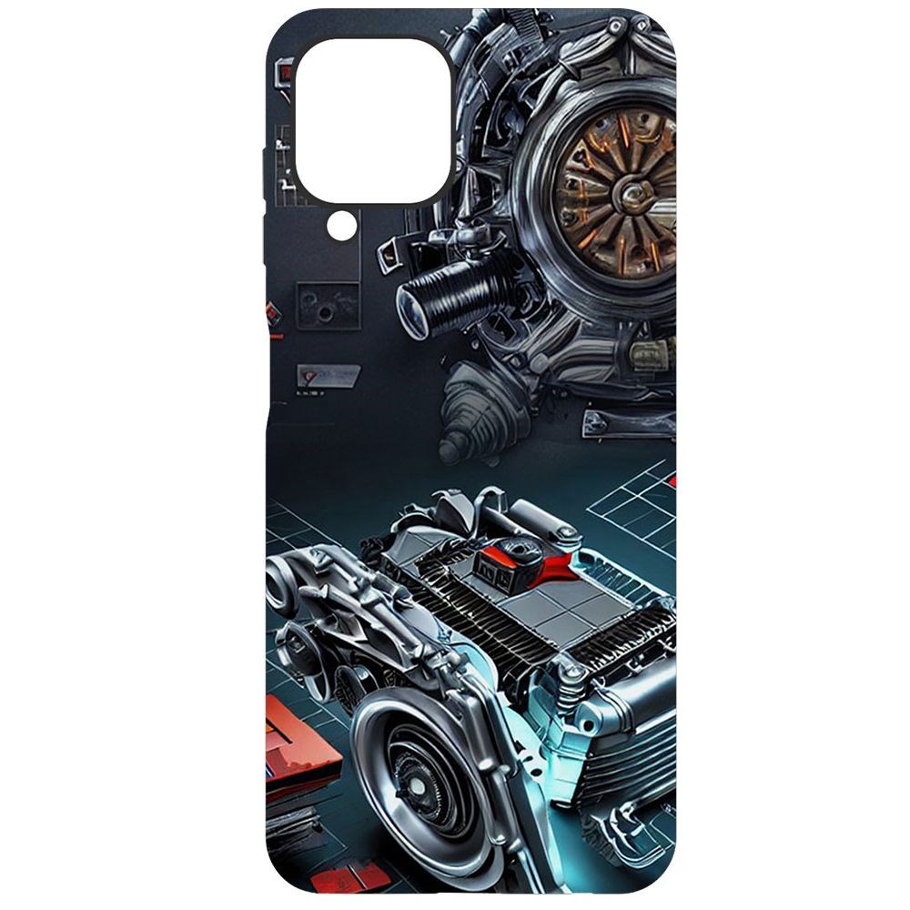 

Чехол-накладка Софт Моторы для Samsung Galaxy A22/M22 (A225/M225), Черный